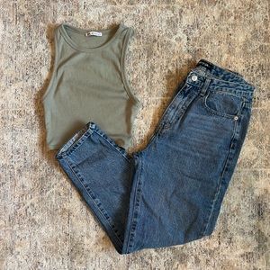 Nasty Gal Mom Jeans, size 6